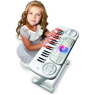 Deqube Bianco Tastiera Elettronica - 3-6 Anni Deqube Bianco Tastiera Elettronica - 3-6 Anni