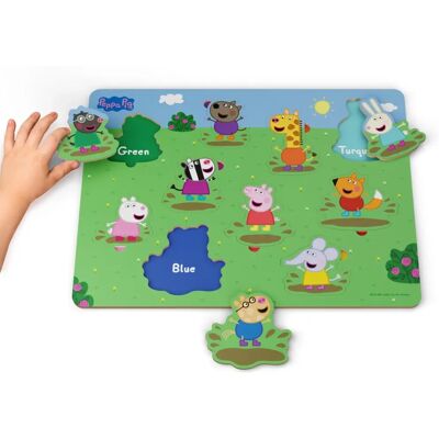 Rompecabezas de Madera Peppa Pig - Multicolor - Juguete Educativo Rompecabezas de Madera Peppa Pig - Multicolor - Juguete Educativo