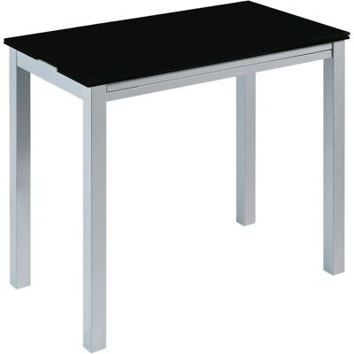 Momma Home Mesa Extensible Negra Londres - Moderna, 95x55cm Momma Home Mesa Extensible Negra Londres - Moderna, 95x55cm