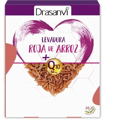Drasanvi Roter Hefereis - Monacolin K + Q10 Nahrungsergänzung Drasanvi Roter Hefereis - Monacolin K + Q10 Nahrungsergänzung