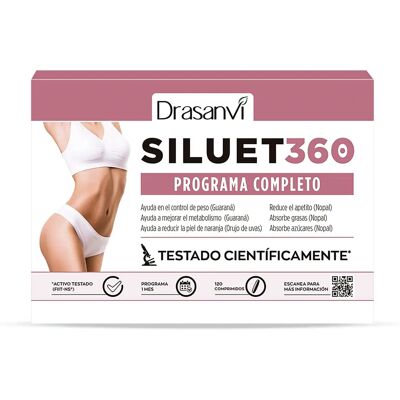 Drasanvi Siluet 360 - Perte de poids - 120 capsules - Publicité Drasanvi Siluet 360 - Perte de poids - 120 capsules - Publicité