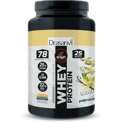 Drasanvi Sport Live ISO Concentré de Protéines de Lait - Vanille - 750 g - Publicité Drasanvi Sport Live ISO Concentré de Protéines de Lait - Vanille - 750 g - Publicité