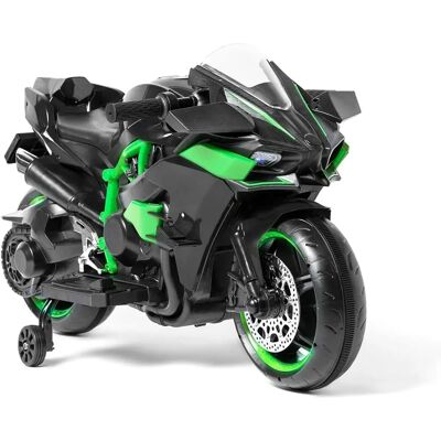Moto électrique enfant ATAA Matrix 12V - Roues de soutien - Publicité Moto électrique enfant ATAA Matrix 12V - Roues de soutien - Publicité