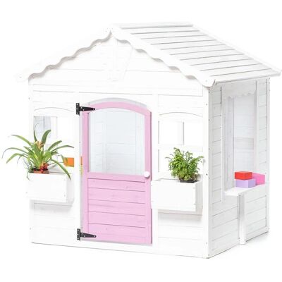 Maison en bois Princess pour enfants - FSC Playhouse - Publicité Maison en bois Princess pour enfants - FSC Playhouse - Publicité
