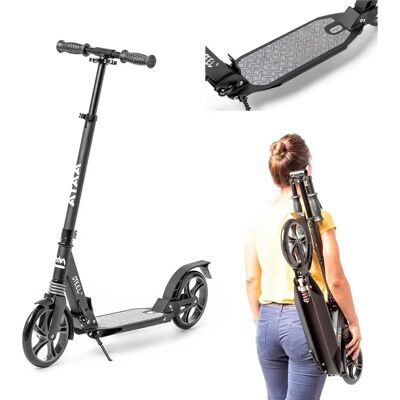Trottinette Urbaine Steel d'Ataa - Guidon réglable, Roues 200mm, Pliable - Publicité Trottinette Urbaine Steel d'Ataa - Guidon réglable, Roues 200mm, Pliable - Publicité
