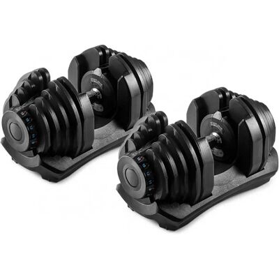 Mancuernas Ajustables FITNESS TECH - 2 unidades - 5 a 40kg Mancuernas Ajustables FITNESS TECH - 2 unidades - 5 a 40kg