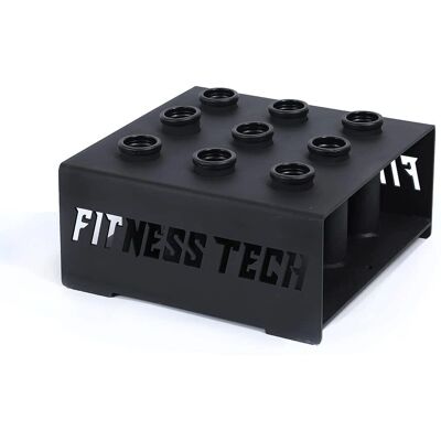 Support Fitness Tech pour Barre Olympique - Étagère, 44x42,9x16,5cm - Publicité Support Fitness Tech pour Barre Olympique - Étagère, 44x42,9x16,5cm - Publicité