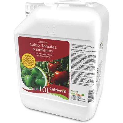 CULTIVERS Calcio Tomates Pimientos 10L Corrector Líquido - Fertilizante Vegetal CULTIVERS Calcio Tomates Pimientos 10L Corrector Líquido - Fertilizante Vegetal