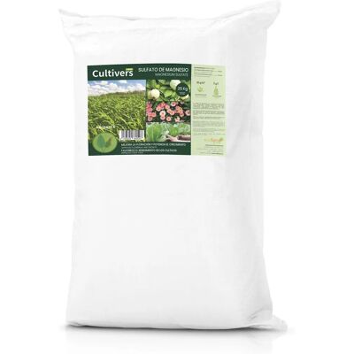 CULTIVERS Magnesiumsulfat 25kg Öko-Dünger für Pflanzen CULTIVERS Magnesiumsulfat 25kg Öko-Dünger für Pflanzen