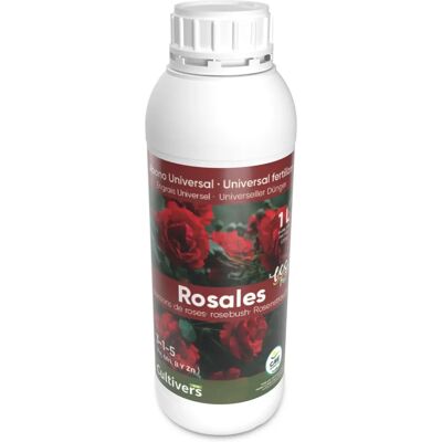 CULTIVERS 1L Bio-Rosen Dünger - Flüssiger Pflanzennährstoff CULTIVERS 1L Bio-Rosen Dünger - Flüssiger Pflanzennährstoff