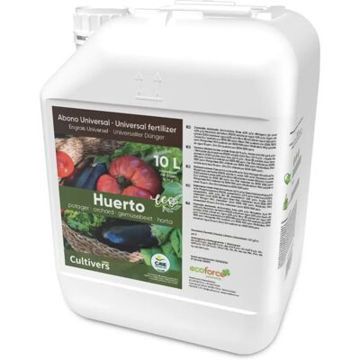 CULTIVERS Fertilizante Orgânico para Hortas 10L CULTIVERS Fertilizante Orgânico para Hortas 10L