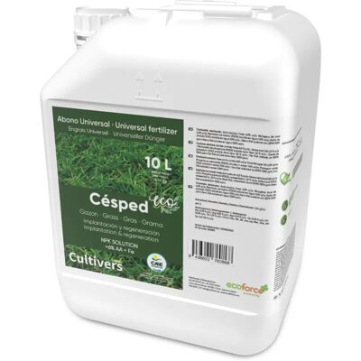 CULTIVERS Fertilizante Orgánico para Césped 10L - Fertilizante líquido con micronutrientes y aminoácidos CULTIVERS Fertilizante Orgánico para Césped 10L - Fertilizante líquido con micronutrientes y aminoácidos