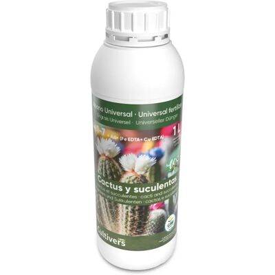CULTIVERS Organischer Kaktus- und Sukkulentendünger 1L CULTIVERS Organischer Kaktus- und Sukkulentendünger 1L