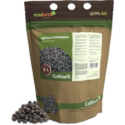 CULTIVERS - Expandierte Tonkugeln 5 L - Gartenkugeln CULTIVERS - Expandierte Tonkugeln 5 L - Gartenkugeln