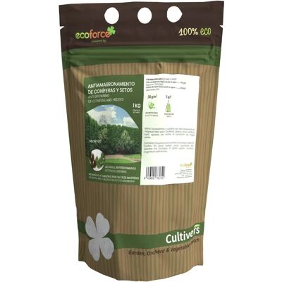 CULTIVERS Conifères et Haies 1kg Fertilisant Écologique - Prévenir le Brunissement - Publicité CULTIVERS Conifères et Haies 1kg Fertilisant Écologique - Prévenir le Brunissement - Publicité