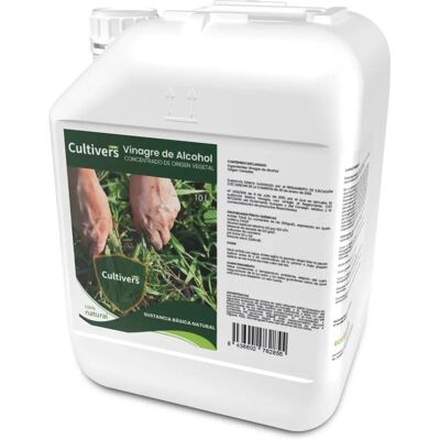 CULTIVERS 10 L Vinagre - Herbicida, Regulador de pH, Limpador CULTIVERS 10 L Vinagre - Herbicida, Regulador de pH, Limpador