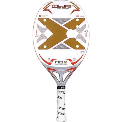 Nox ML10 Pro Cup Beach Tennis Racket - Karbon, Myk Gummi, Teksturert Overflate Nox ML10 Pro Cup Beach Tennis Racket - Karbon, Myk Gummi, Teksturert Overflate