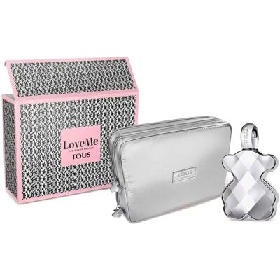 Tous LoveMe The Silver Parfyme Sett - Eau de Parfum 90ml med Necessær Tous LoveMe The Silver Parfyme Sett - Eau de Parfum 90ml med Necessær