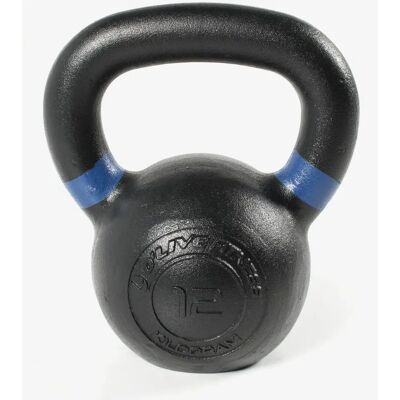 Olive Kettlebell 12 Kg - Gusseisen, Farbkodiert, Flacher Boden - Kettlebell Olive Kettlebell 12 Kg - Gusseisen, Farbkodiert, Flacher Boden - Kettlebell