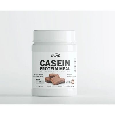 Comida de proteína de caseína PWD - Sabor brownie de chocolate - Comida Comida de proteína de caseína PWD - Sabor brownie de chocolate - Comida
