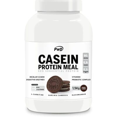 PWD Caseína Micelar Comida de Proteínas - Sabor Galletas y Crema - 1.5 kg PWD Caseína Micelar Comida de Proteínas - Sabor Galletas y Crema - 1.5 kg