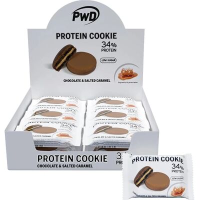 Cookies Protéinés Caramel Salé - PWD - Publicité Cookies Protéinés Caramel Salé - PWD - Publicité