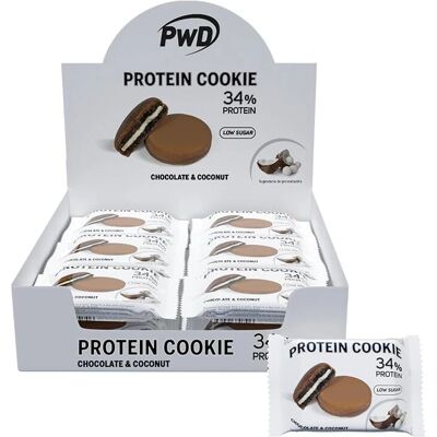 PWD Kokos Schokoladen Protein Cookie - Hochprotein Snack PWD Kokos Schokoladen Protein Cookie - Hochprotein Snack