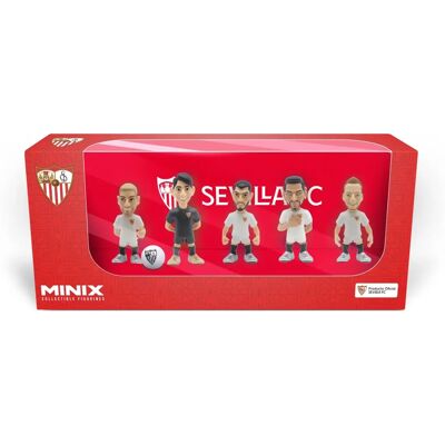Minix Sevilla Fc 5 Figuras - 7cm - Producto Oficial Minix Sevilla Fc 5 Figuras - 7cm - Producto Oficial