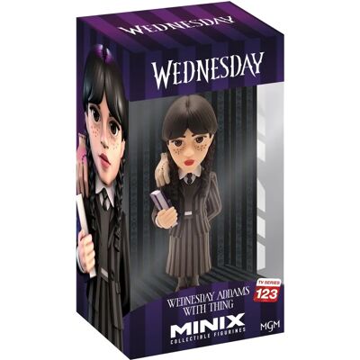 Minix Onsdag Adams med Tingen Figur - 12cm - Samlerobjekt Minix Onsdag Adams med Tingen Figur - 12cm - Samlerobjekt