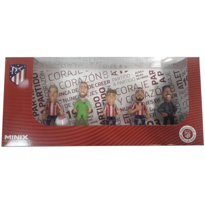 Minix Atlético de Madrid Pack - 5 Figuren - 7cm Minix Atlético de Madrid Pack - 5 Figuren - 7cm