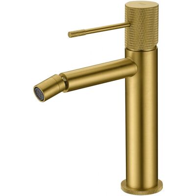 Grifo bidé color oro cepillado Mice / Imex - 200 mm, cartucho cerámico Grifo bidé color oro cepillado Mice / Imex - 200 mm, cartucho cerámico