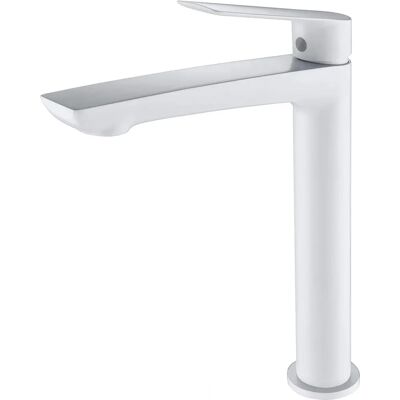 Mice Collection - Grifo de lavabo con caño alto - Blanco Mate - BDX023-3BL Mice Collection - Grifo de lavabo con caño alto - Blanco Mate - BDX023-3BL