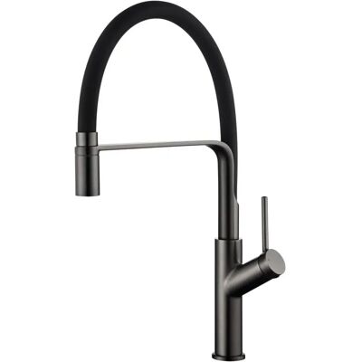 Grifo de Cocina Imex Black Gun Metal - Caño Alto, Garantía 5 Años Grifo de Cocina Imex Black Gun Metal - Caño Alto, Garantía 5 Años