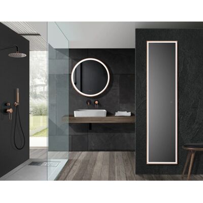 MICE COLLECTION Mice - Espejo rectangular, luz frontal LED, ajustable color (3000K, 4000K, 6500K) - Espejo de baño MICE COLLECTION Mice - Espejo rectangular, luz frontal LED, ajustable color (3000K, 4000K, 6500K) - Espejo de baño