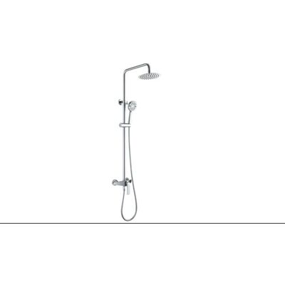 Mice / Imex - Columna de ducha moderna en cromo - barra extensible de acero inoxidable Mice / Imex - Columna de ducha moderna en cromo - barra extensible de acero inoxidable