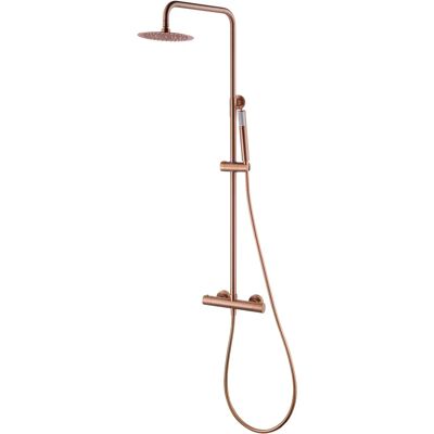 Colonne de Douche Thermostatique IMEX Noire Mat - Barre de Douche avec Mitigeur - Acier Inoxydable & Laiton - Publicité Colonne de Douche Thermostatique IMEX Noire Mat - Barre de Douche avec Mitigeur - Acier Inoxydable & Laiton - Publicité