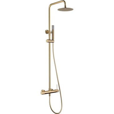 Ensemble Colonne de Douche Ajustable - Finition Chrome Moderne - Publicité Ensemble Colonne de Douche Ajustable - Finition Chrome Moderne - Publicité