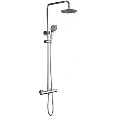 Colonne de douche thermostatique MICE COLLECTION - Extensible, tête anti-calcaire 20cm, sécurité - Publicité Colonne de douche thermostatique MICE COLLECTION - Extensible, tête anti-calcaire 20cm, sécurité - Publicité