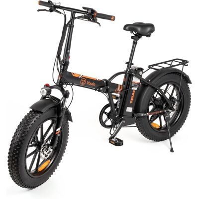 Youin V3 Vélo Électrique Noir - Tout Terrain, Pliable - Publicité Youin V3 Vélo Électrique Noir - Tout Terrain, Pliable - Publicité