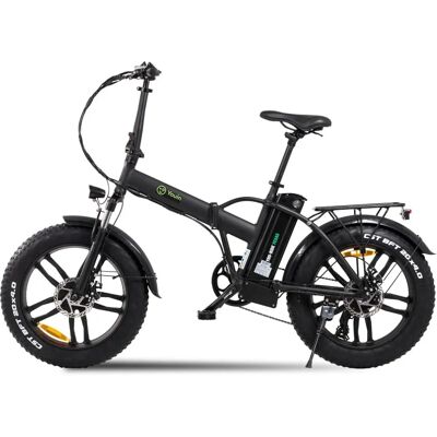 Bicicleta eléctrica plegable Youin Texas negra - ciudad y todoterreno Bicicleta eléctrica plegable Youin Texas negra - ciudad y todoterreno