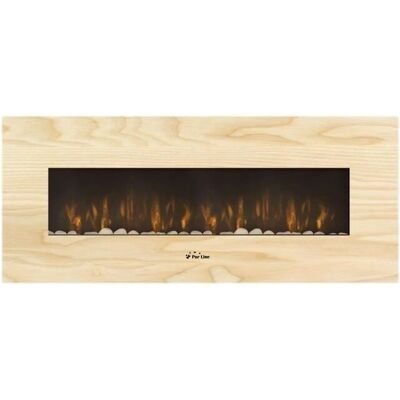 PURLINE Chimenea eléctrica - 8 colores LED - Ajustable - Rectangular PURLINE Chimenea eléctrica - 8 colores LED - Ajustable - Rectangular