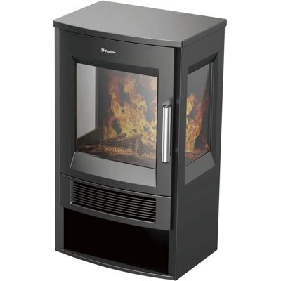 PURLINE Chimenea eléctrica - Control WiFi - 1800W - Negro PURLINE Chimenea eléctrica - Control WiFi - 1800W - Negro