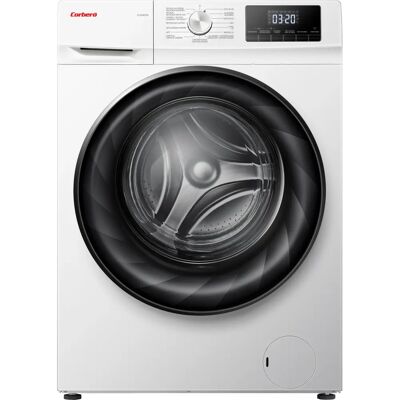 Corbero CLSH85VIN Lave-linge Sèche-linge - Devant Blanc - Publicité Corbero CLSH85VIN Lave-linge Sèche-linge - Devant Blanc - Publicité