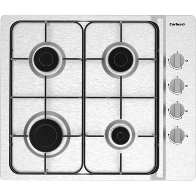 Corberó CPGS423X Cooktop a Gás 4 Queimadores 60cm Aço Inoxidável Corberó CPGS423X Cooktop a Gás 4 Queimadores 60cm Aço Inoxidável