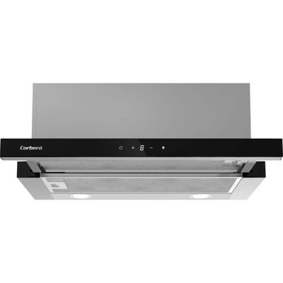 Hotte Corbero ANETO960X - Semi intégrée, Noir & Acier, 600 m3/h - Publicité Hotte Corbero ANETO960X - Semi intégrée, Noir & Acier, 600 m3/h - Publicité