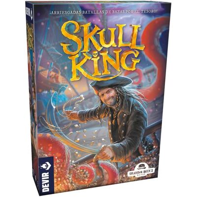 Devir Skull King Juego de Cartas - Aventura Pirata - Diversión Familiar Devir Skull King Juego de Cartas - Aventura Pirata - Diversión Familiar