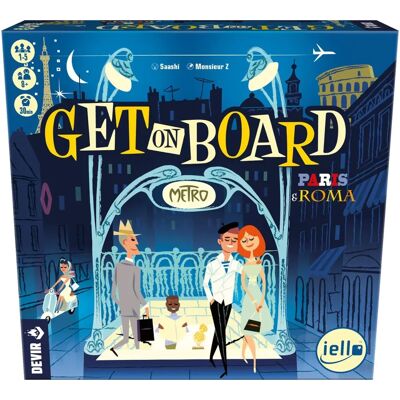 Devir Get On Board: Parigi & Roma - Giochi da Tavolo Devir Get On Board: Parigi & Roma - Giochi da Tavolo