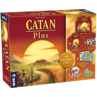 Devir - Catan Plus 2023 - Juego Completo y Ampliaciones 3-6p Devir - Catan Plus 2023 - Juego Completo y Ampliaciones 3-6p