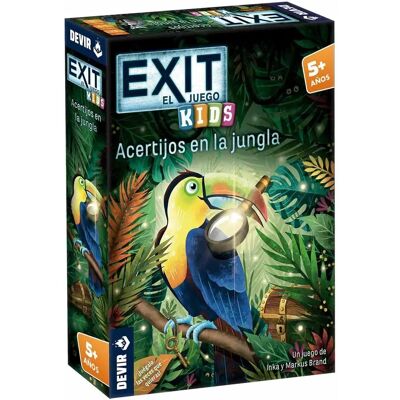 Devir Exit Kids Puzzle Giungla - Gioco Educativo Devir Exit Kids Puzzle Giungla - Gioco Educativo