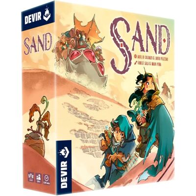 Devir Games SAND: Strategy Desert Game - Board Game for 1-4 Players Devir Games SAND: Strategy Desert Game - Board Game for 1-4 Players